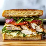 Savory Rotisserie Chicken Sandwich with Creamy Pesto Mayo 9 Rotisserie Chicken Sandwich