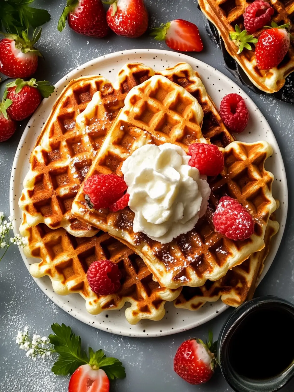 Crispy Waffles: Your Easy Homemade Breakfast Game Changer 3 Waffles