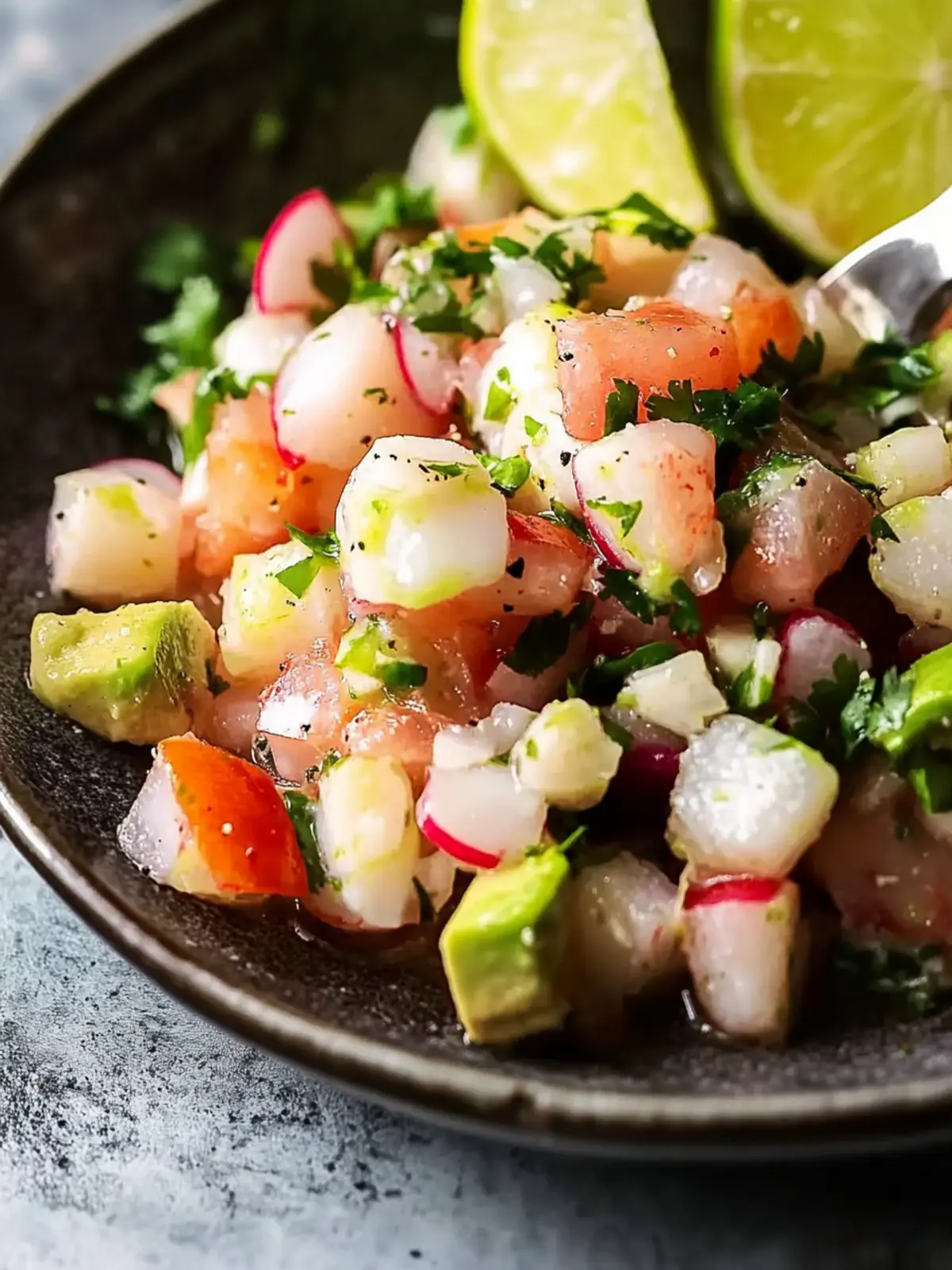 Refreshing Ceviche with Sashimi-Grade Fish and Creamy Avocado 3 Ceviche