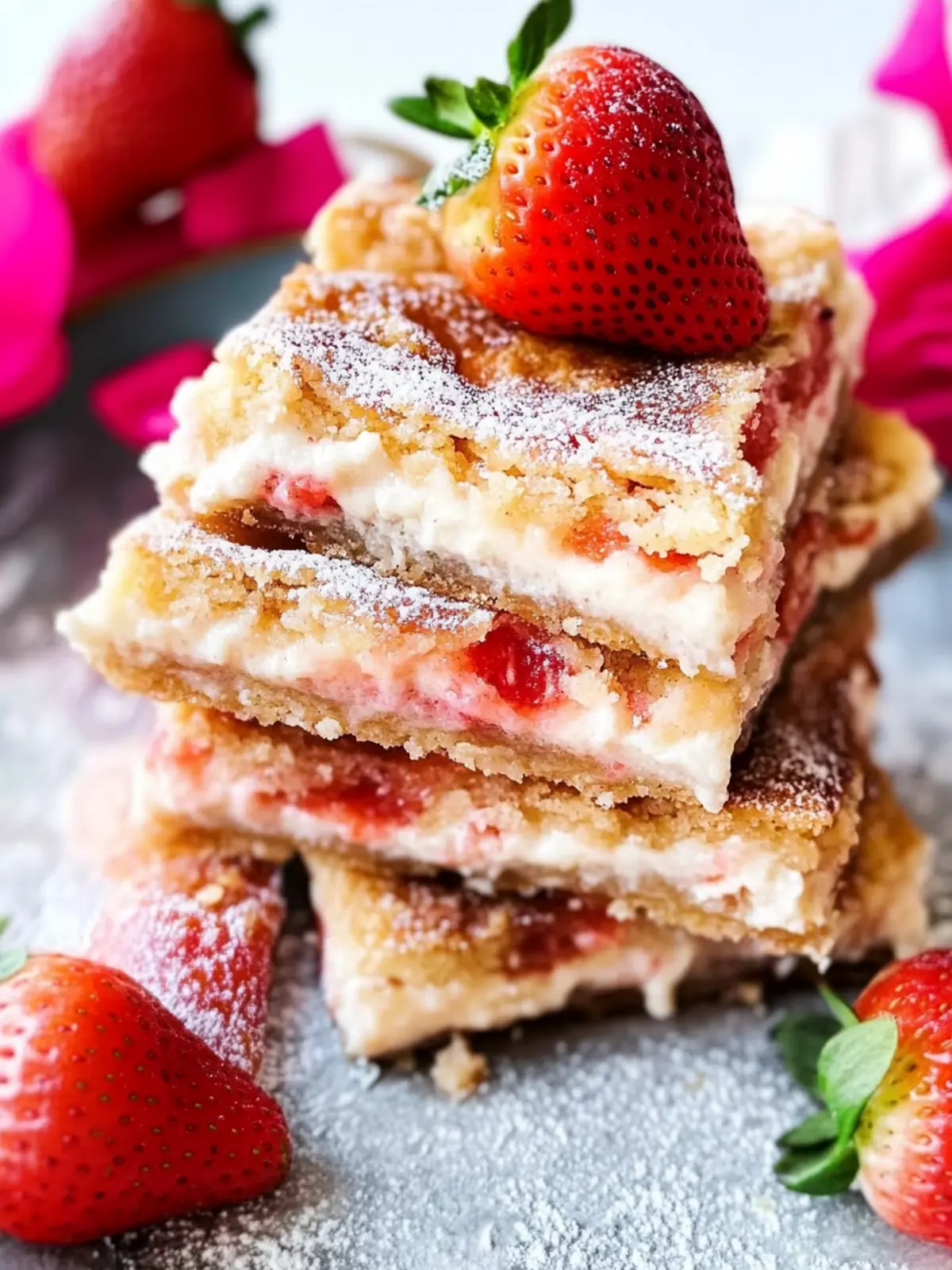 Irresistible Strawberry Sopapilla Cheesecake Bars Recipe 3 Strawberry Sopapilla Cheesecake Bars