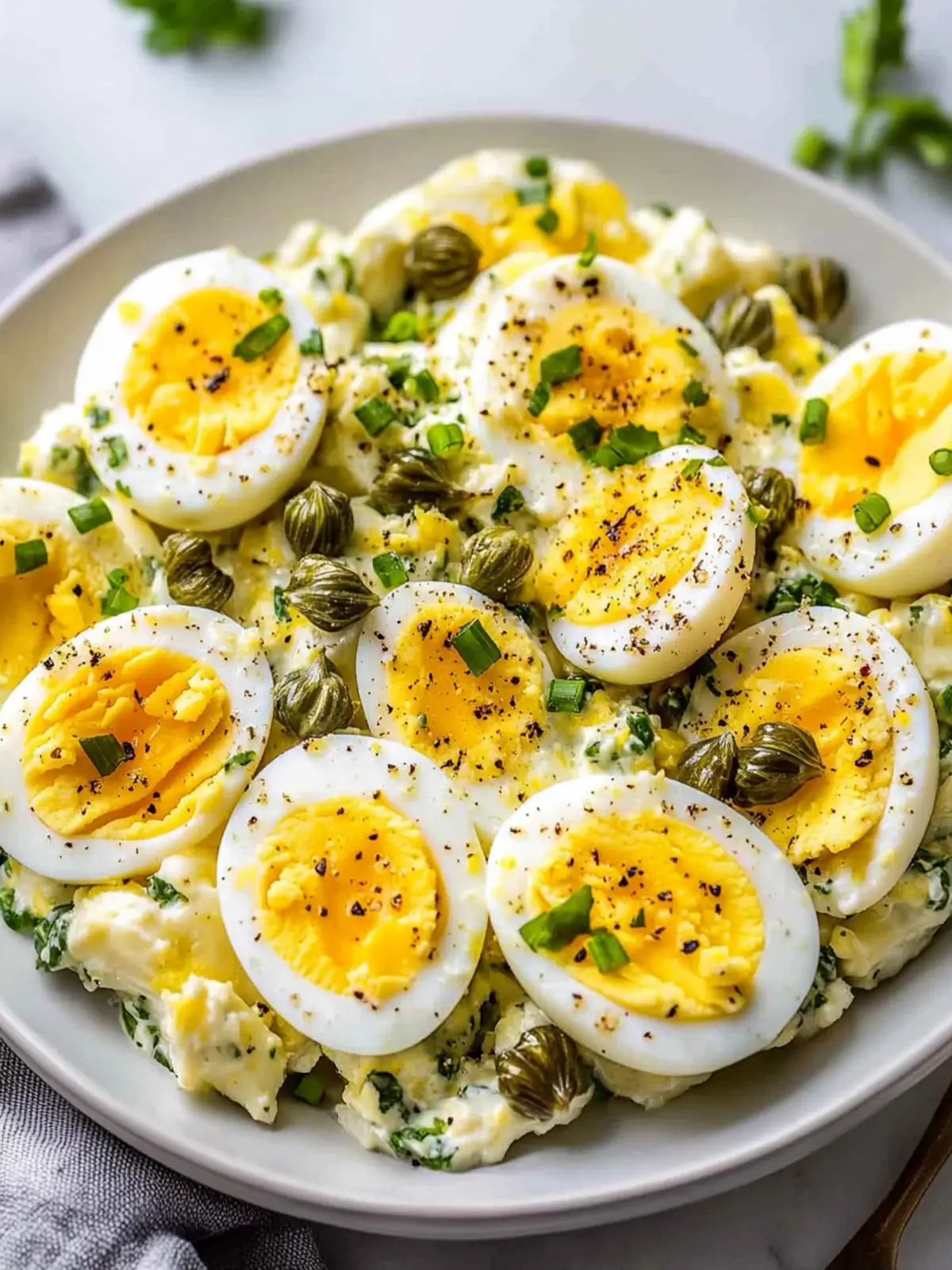 Lemon Caper Egg Salad Recipe – A Zesty Healthy Lunch Delight 3 Lemon Caper Egg Salad Recipe – Easy Healthy Lunch Idea