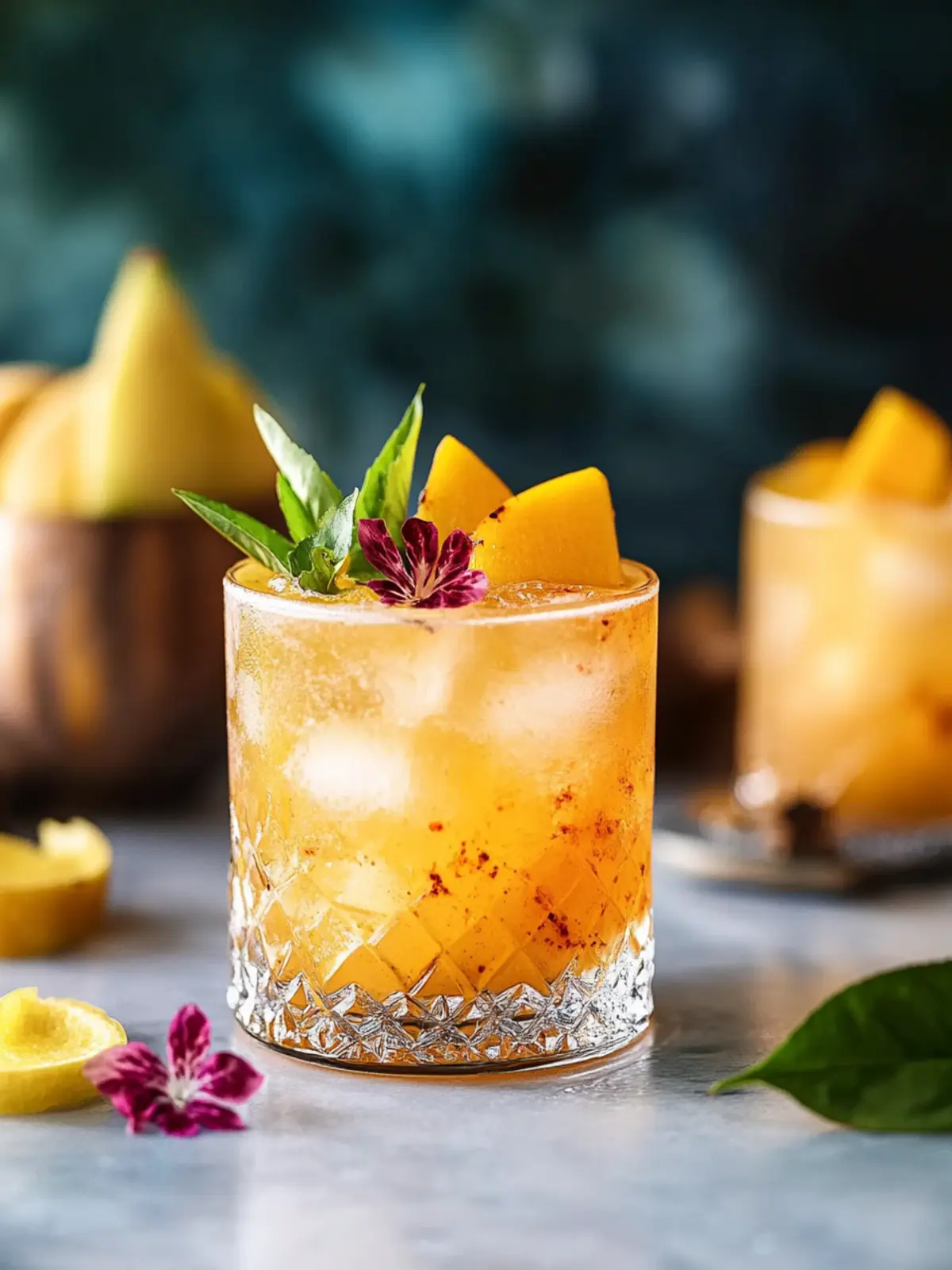 Shake Up Fun with This Spicy Mango Sake Rum Cocktail 2 Spicy Mango Sake Rum Cocktail
