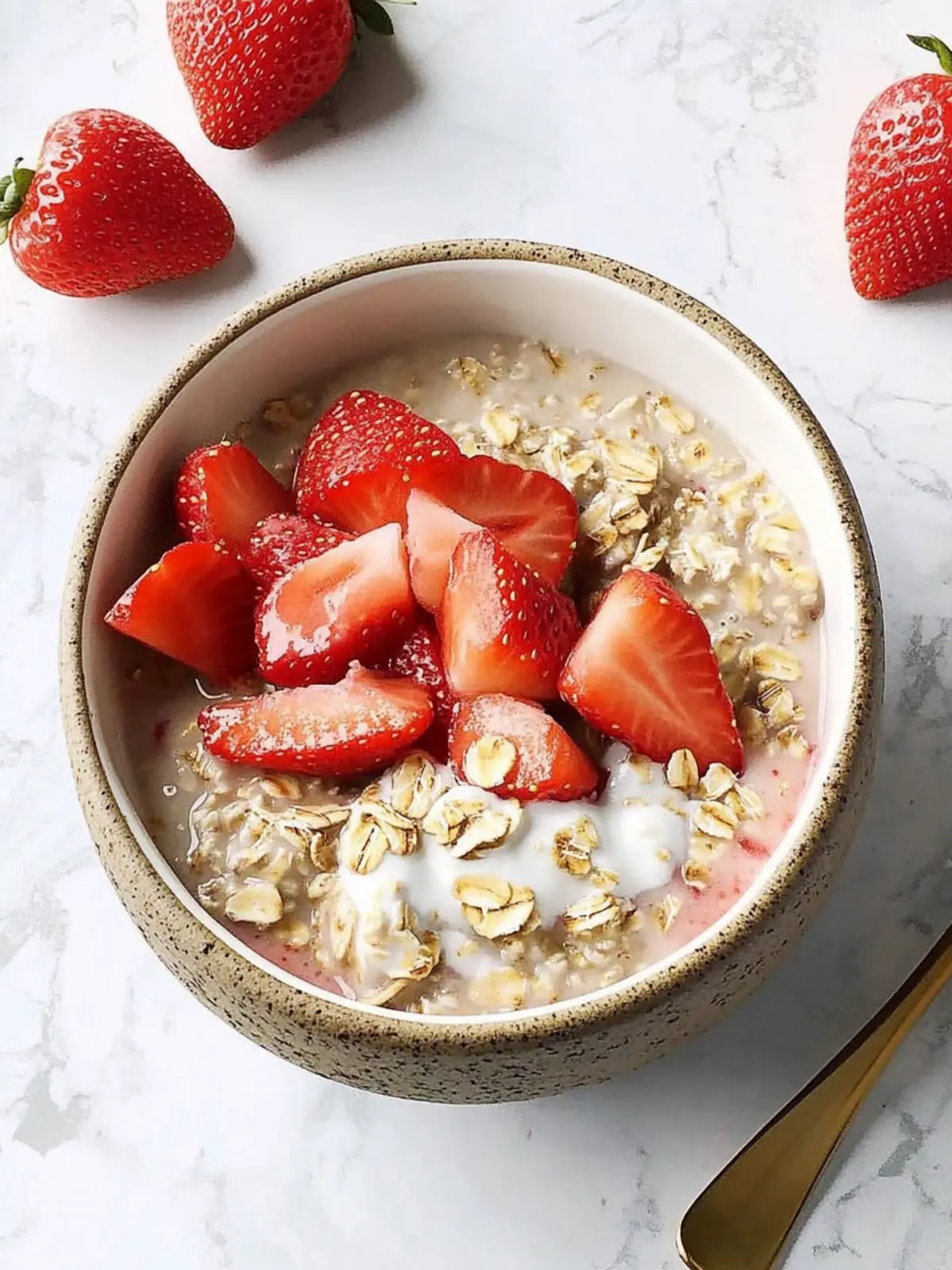 Delicious Strawberry Overnight Oats for a Blissful Morning 3 Strawberry Overnight Oats