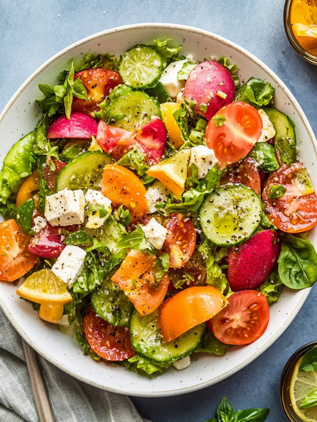 The Ultimate Summer Salad Packed with Peaches and Zingy Vinaigrette 2 The Ultimate Summer Salad