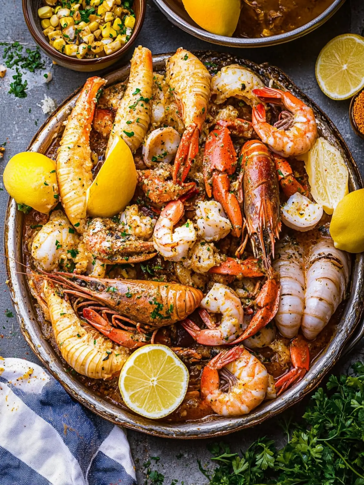 Cajun Seafood Boil with Garlic Butter Sauce for Summer Feasts 3 Cajun Seafood Boil with Garlic Butter Sauce