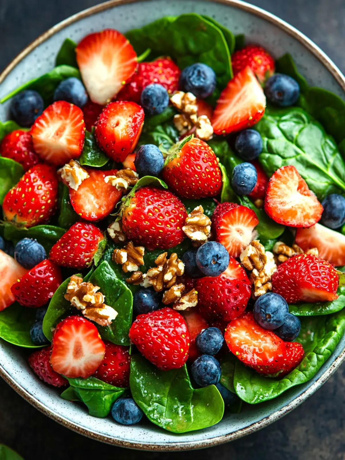 15-Minute Strawberry Spinach Salad: A Fresh Flavor Boost! 3 15-Minute Strawberry Spinach Salad