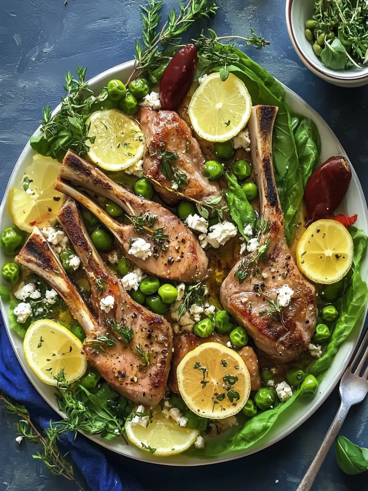 Savory Greek Lamb Chops with Lemon & Oregano Magic 3 Greek Lamb Chops