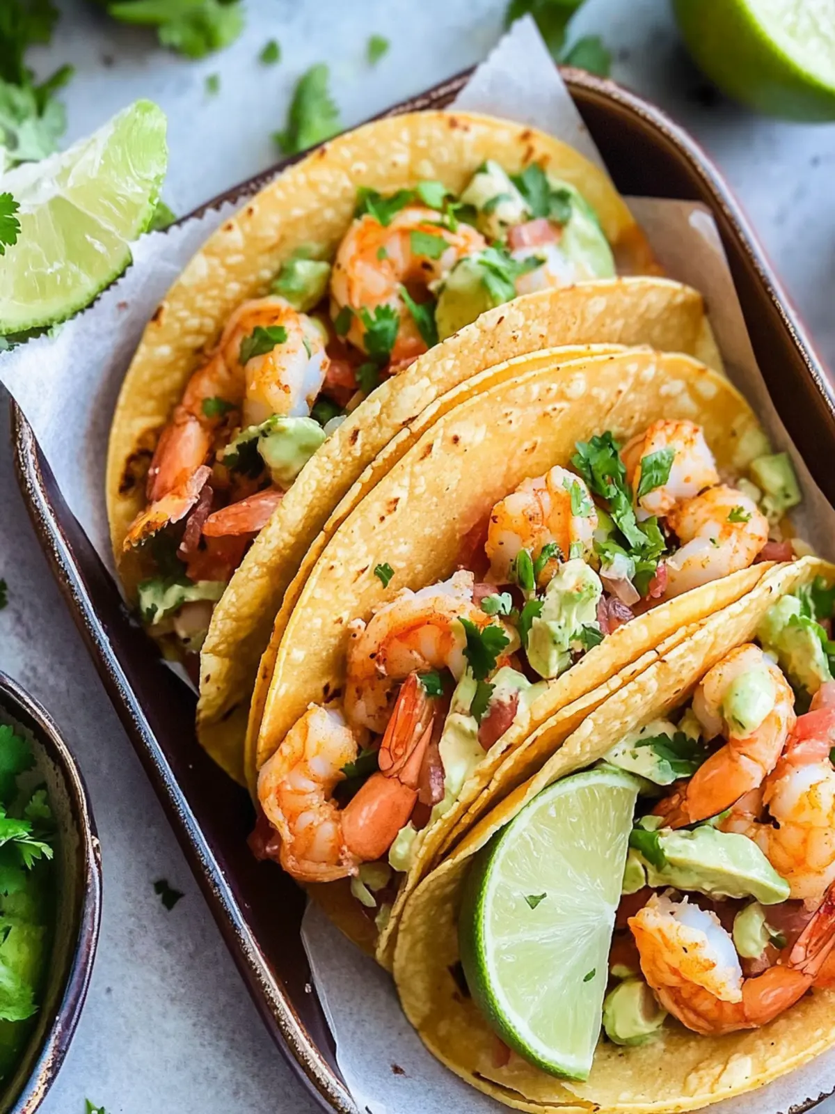 Cheesy Shrimp Tacos Gobernador: Quick & Irresistible Delight 2 Tacos Gobernador (Cheesy Shrimp Tacos)