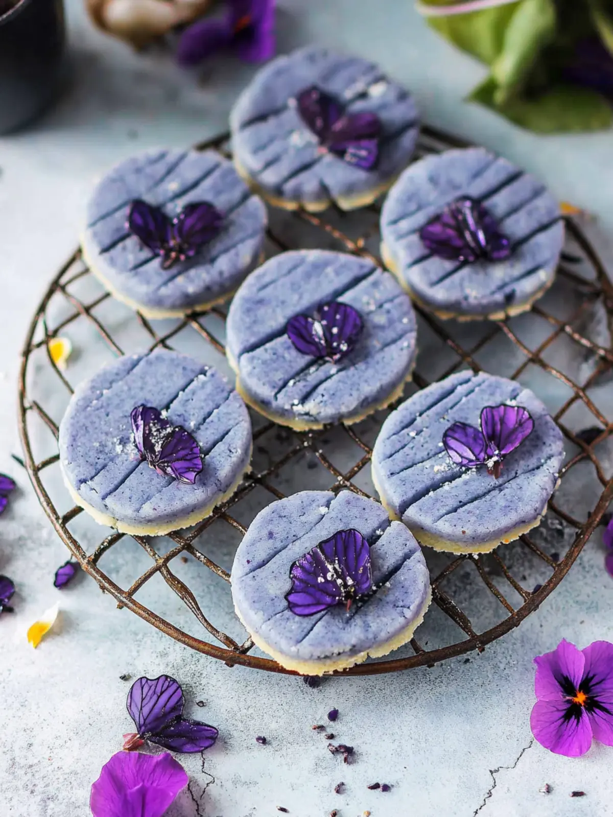 Butterfly Pea Cookies: Vibrant Treats for Any Occasion 4 Butterfly Pea Cookies