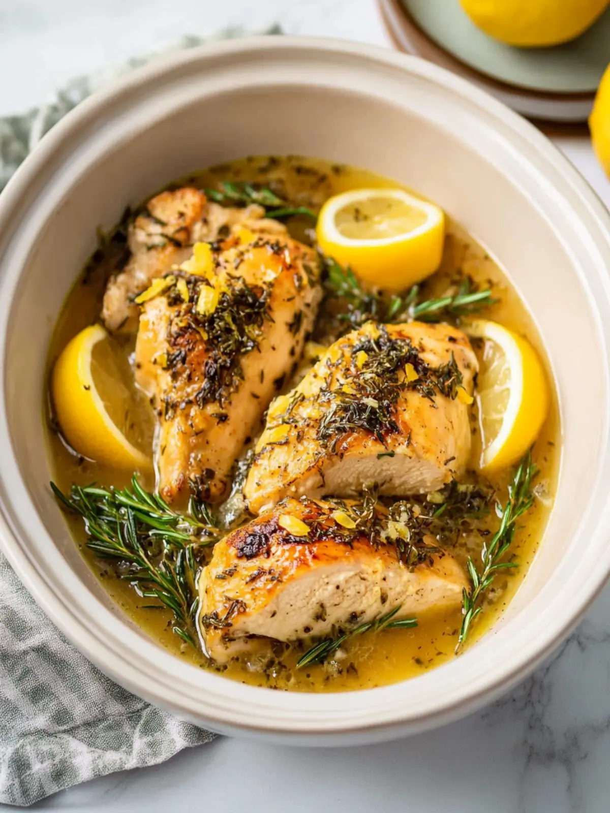 Crockpot Lemon Garlic Butter Chicken for Effortless Weeknight Wins 2 Crockpot Lemon Garlic Butter Chicken