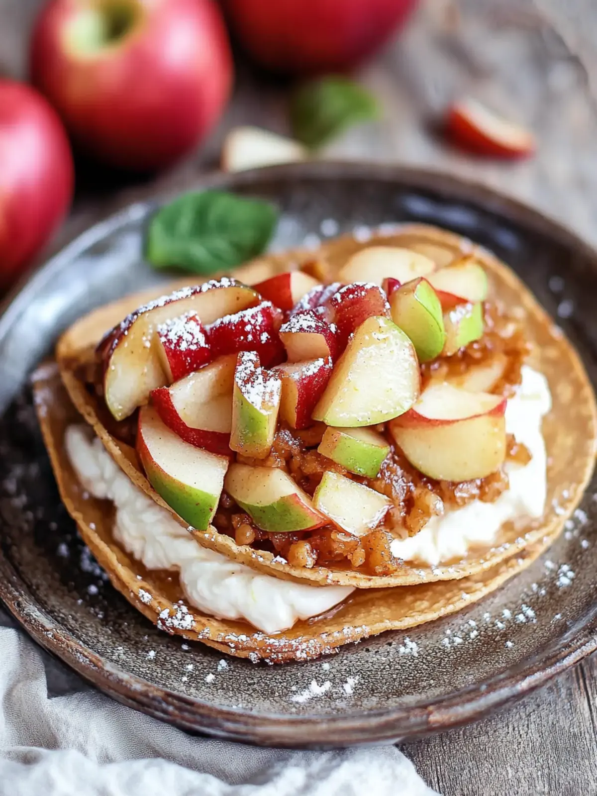 Irresistible Apple Cheesecake Tacos for Your Fall Festivities 2 Apple Cheesecake Tacos