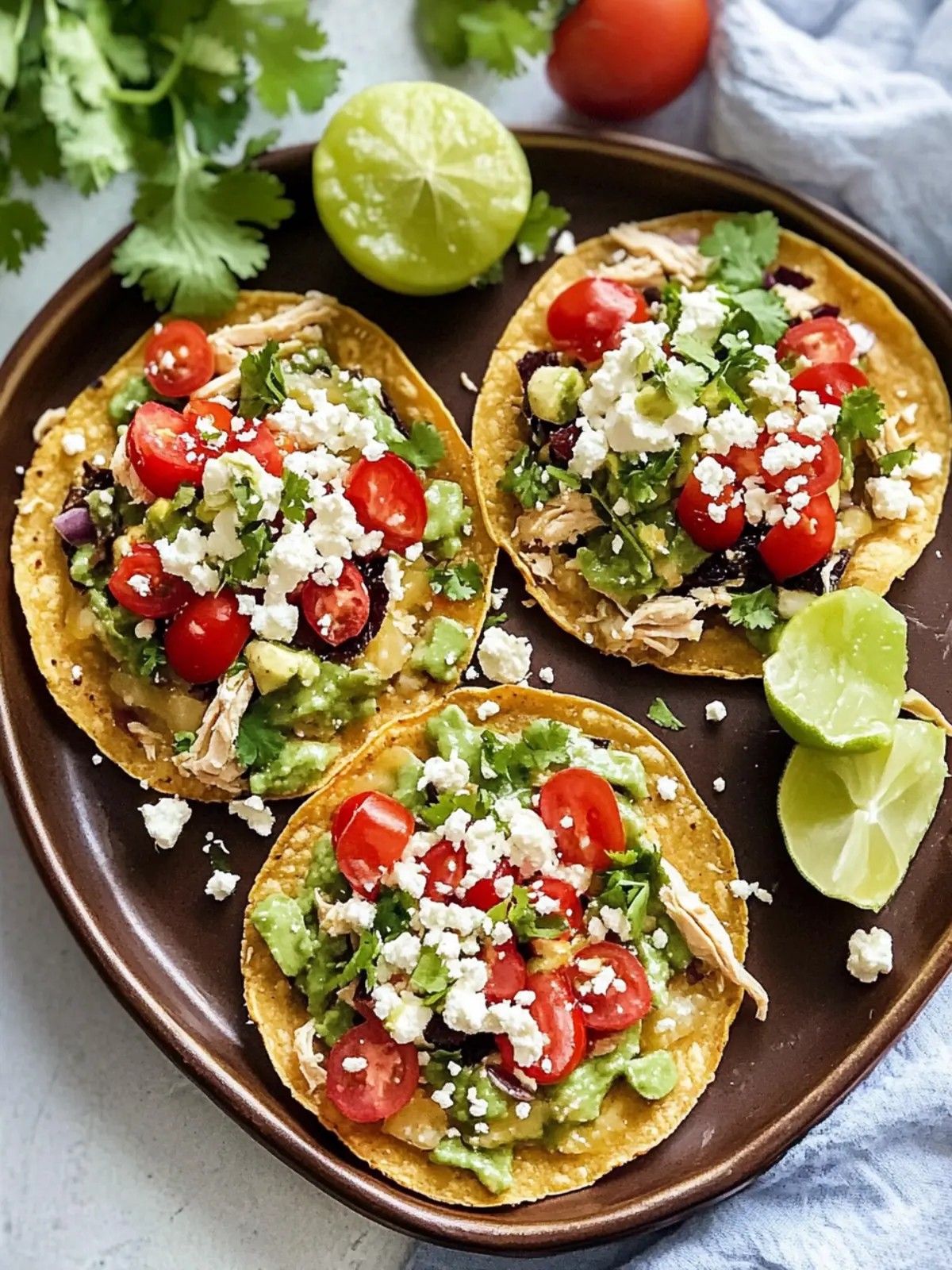 Easy Chicken Tostadas for a Fun Family Dinner Night 5 Easy Chicken Tostadas