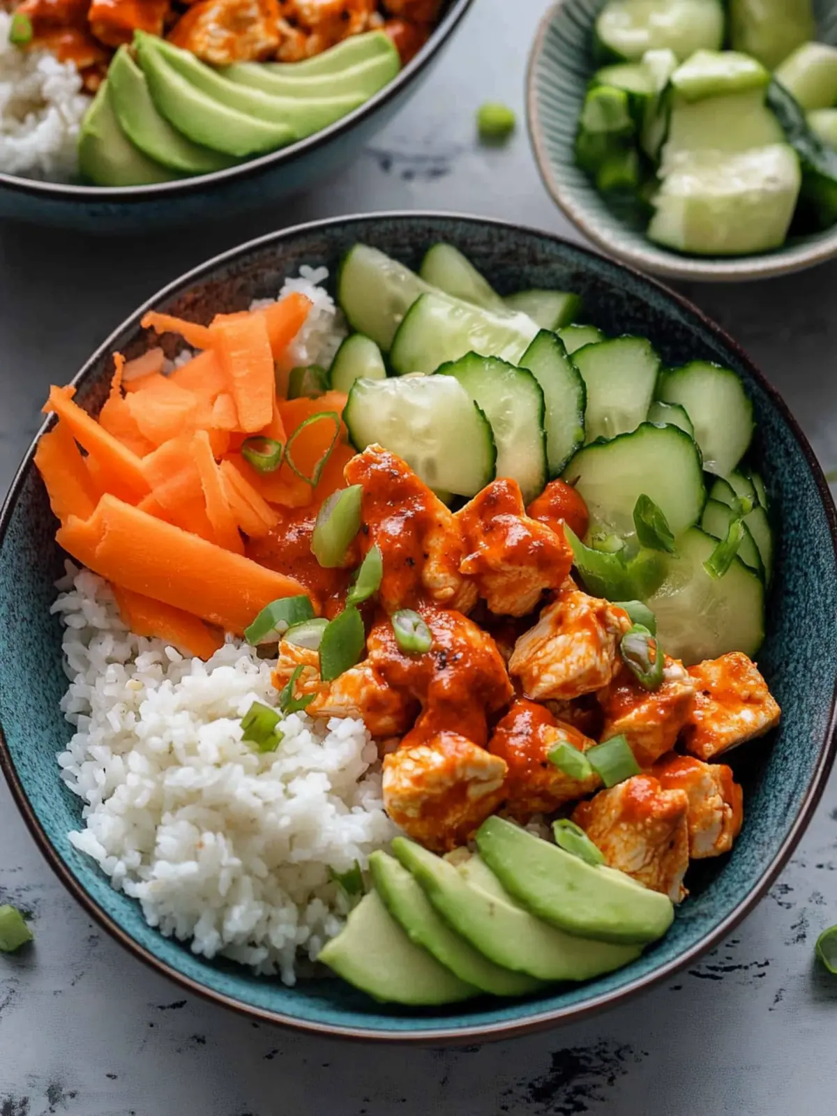 Delicious Buffalo Chicken Rice Bowls Ready in 30 Minutes 4 Buffalo Chicken Rice Bowls