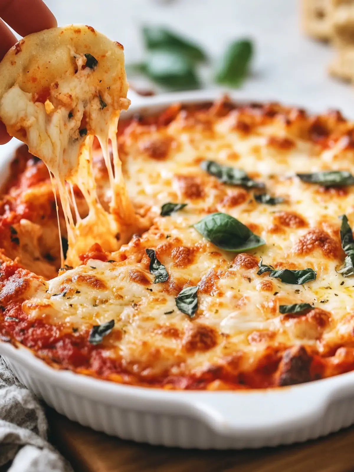 Easy Cheesy Baked Pizza Dip – The Perfect Game Day Appetizer 4 Easy Cheesy Baked Pizza Dip (game day appetizer!)