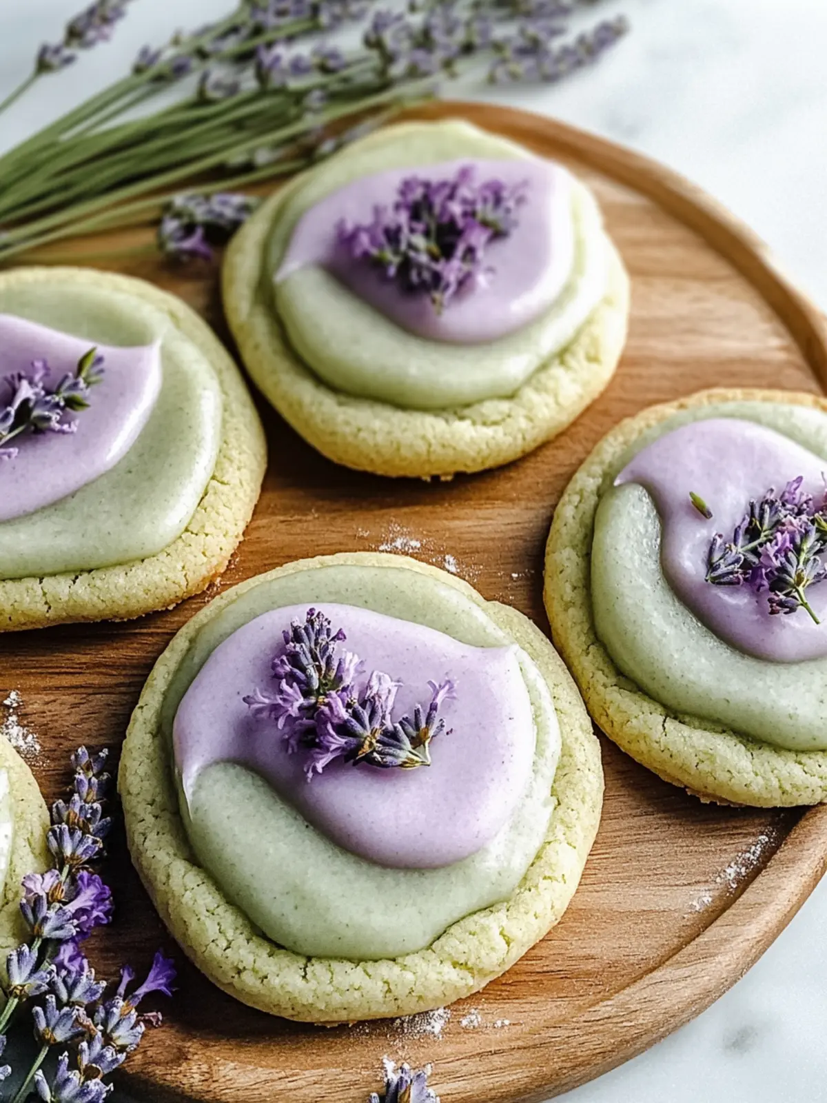 Perfect Matcha Lavender Sugar Cookies for Sweet Serenity 2 Perfect Matcha Lavender Sugar Cookies