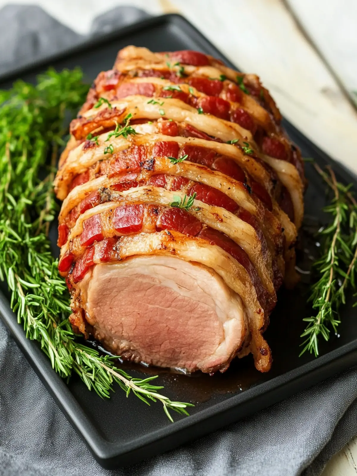 Bacon Wrapped Pork Loin That Will Wow Your Dinner Guests 2 Bacon Wrapped Pork Loin