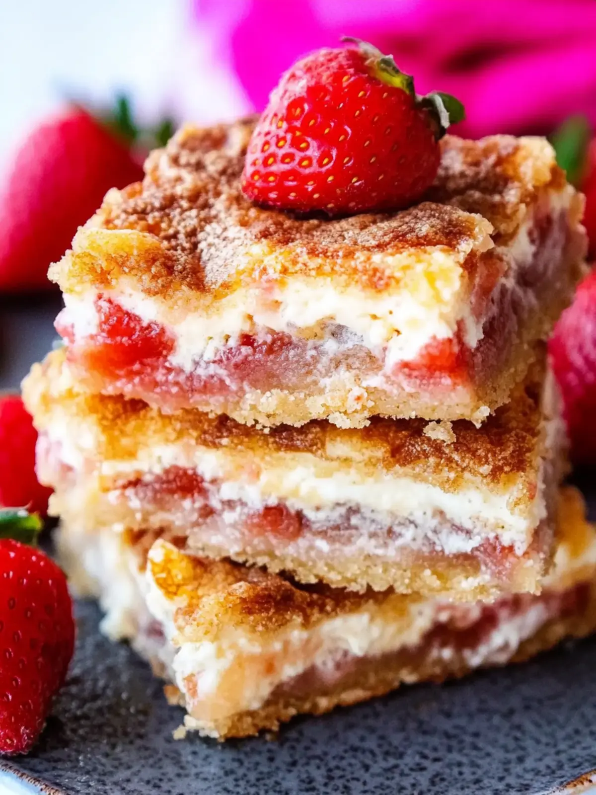 Irresistible Strawberry Sopapilla Cheesecake Bars Recipe 4 Strawberry Sopapilla Cheesecake Bars