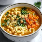 Hearty Vegan Chickpea Noodle Soup for Cozy Nights 10 Vegan Chickpea Noodle Soup