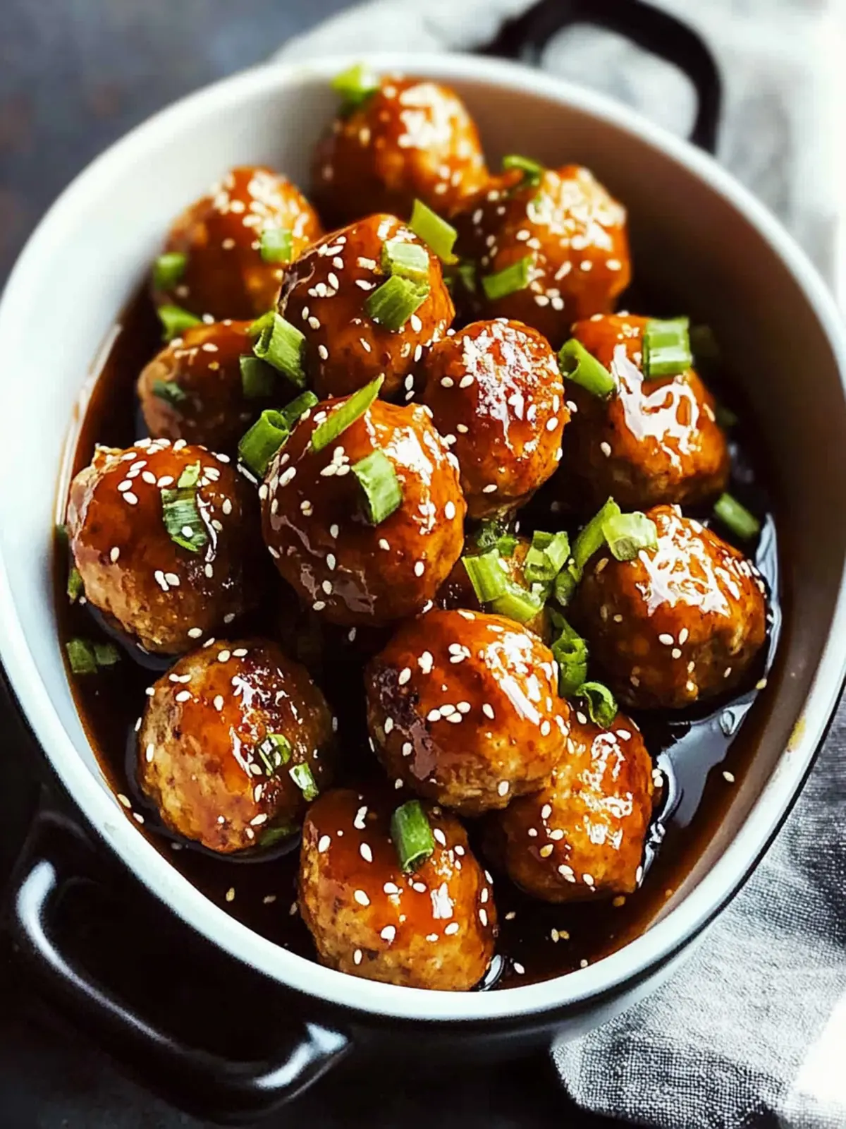 Hoisin Glazed Asian Turkey Meatballs for a Quick Flavor Boost 4 Hoisin Glazed Asian Turkey Meatballs