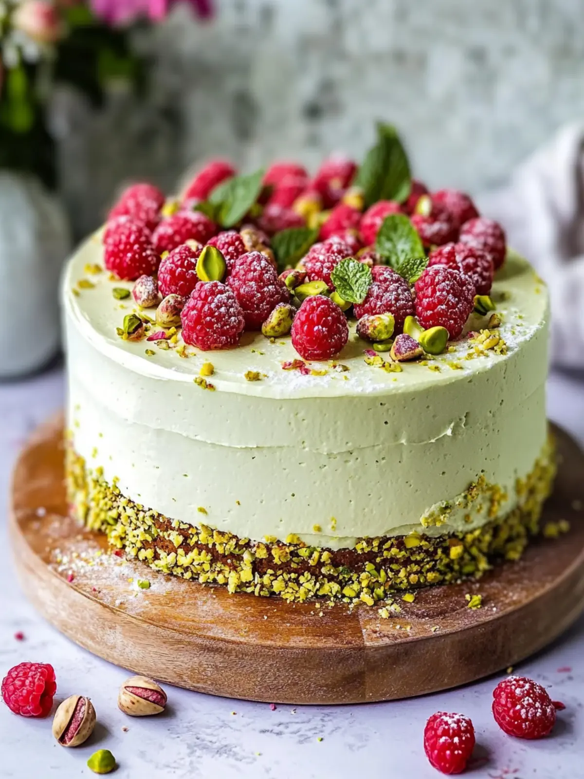 Delicious Pistachio Raspberry Cake to Satisfy Your Sweet Tooth 2 Pistachio Raspberry Cake