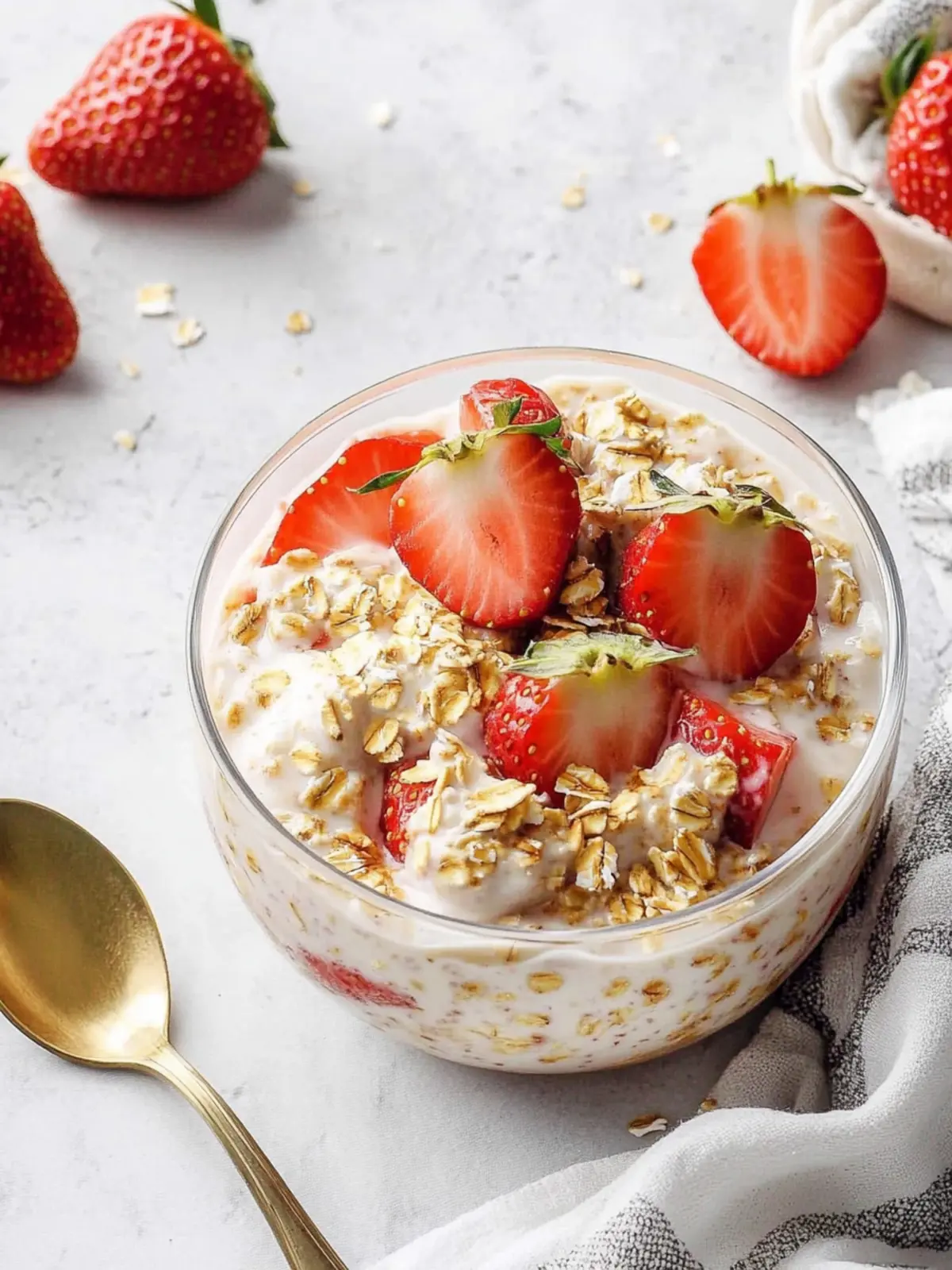 Delicious Strawberry Overnight Oats for a Blissful Morning 5 Strawberry Overnight Oats