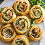 Irresistible Easy Pesto Puff Pastry Pinwheels with Prosciutto 4 Easy Pesto Puff Pastry Pinwheels with Prosciutto