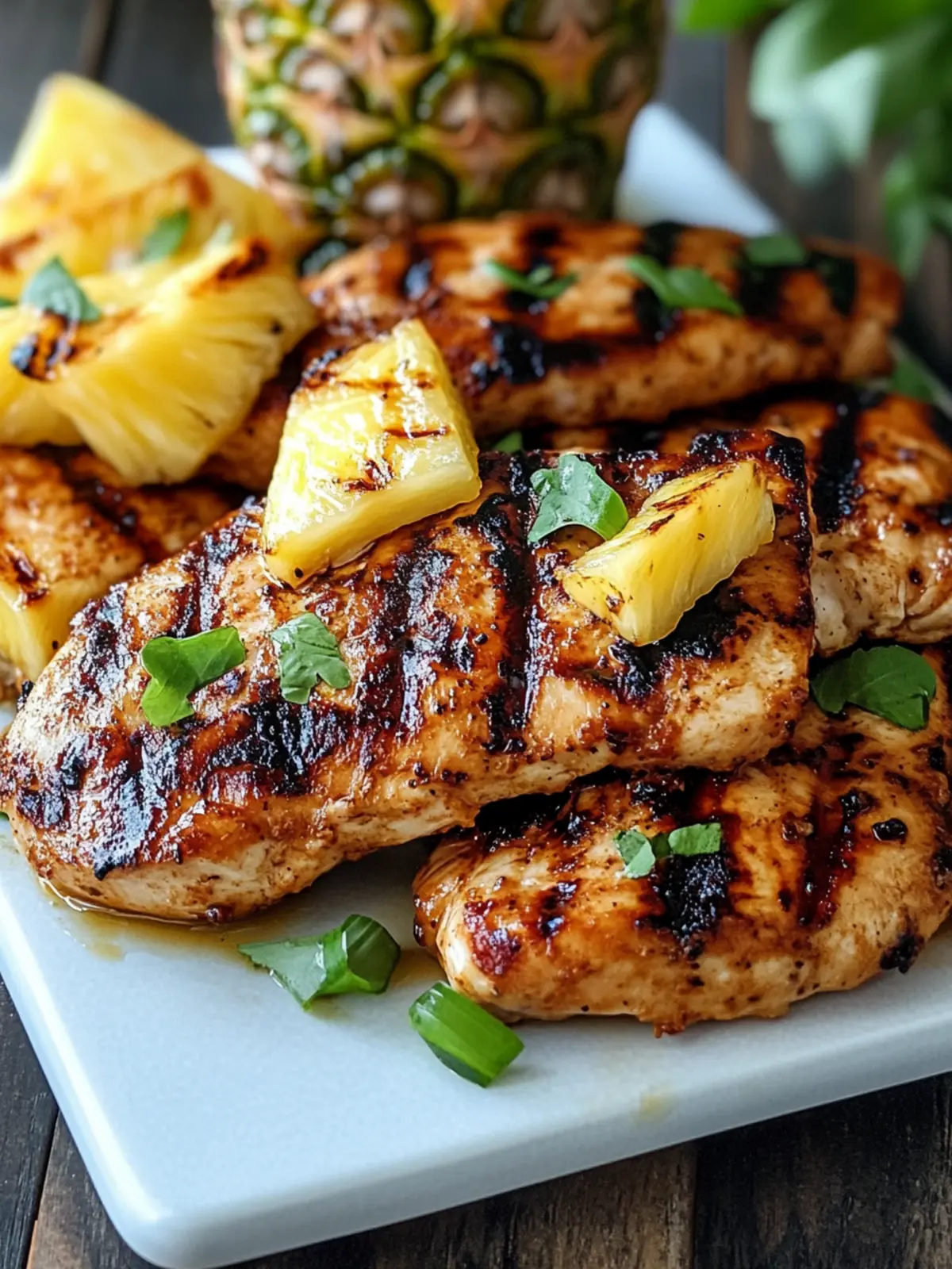 Grilled Aloha Chicken and Pineapple: A Tropical Dream Dinner 2 Grilled Aloha Chicken and Pineapple