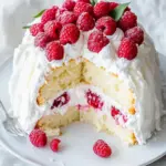 Fluffy Homemade Raspberry And Cream Angel Food Cake Delight 10 Homemade Raspberry And Cream Angel Food Cake