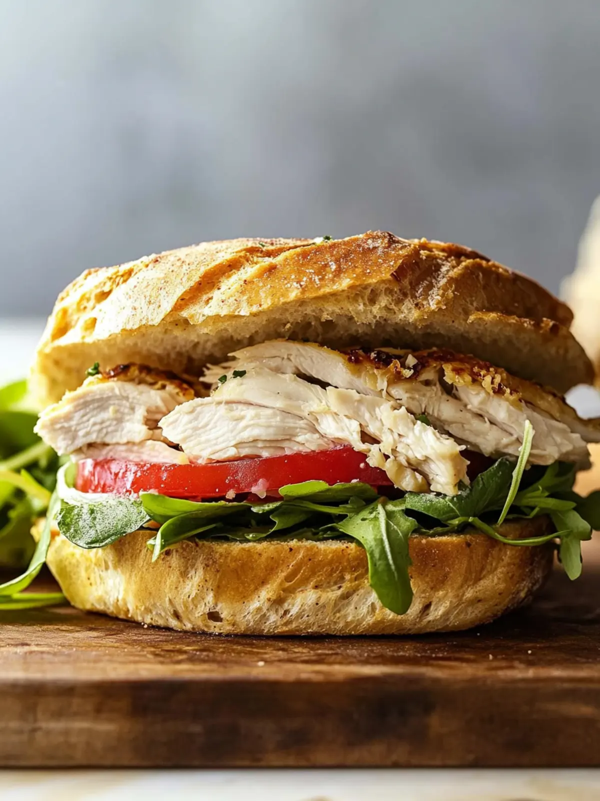 Savory Rotisserie Chicken Sandwich with Creamy Pesto Mayo 3 Rotisserie Chicken Sandwich