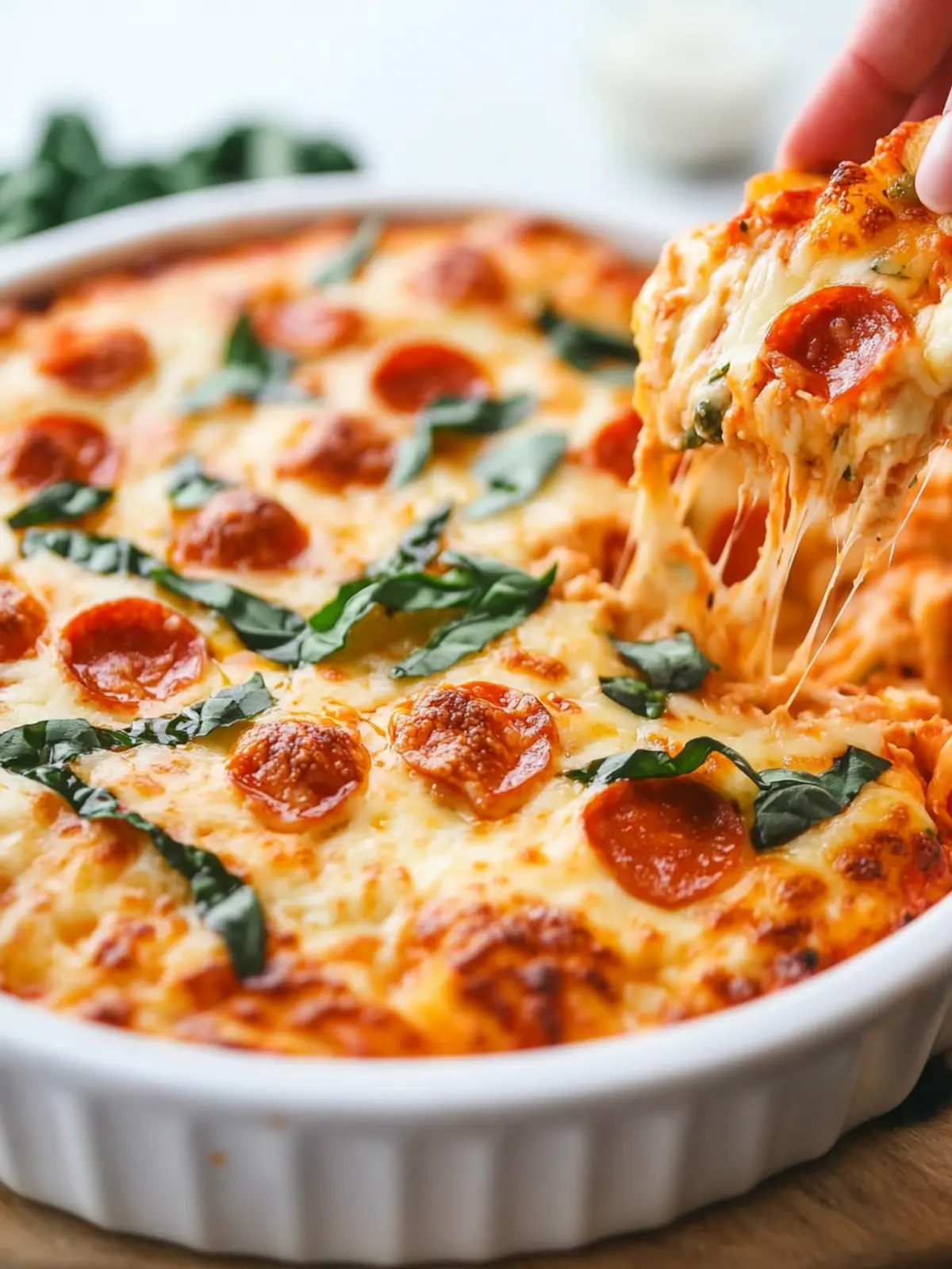 Easy Cheesy Baked Pizza Dip – The Perfect Game Day Appetizer 2 Easy Cheesy Baked Pizza Dip (game day appetizer!)