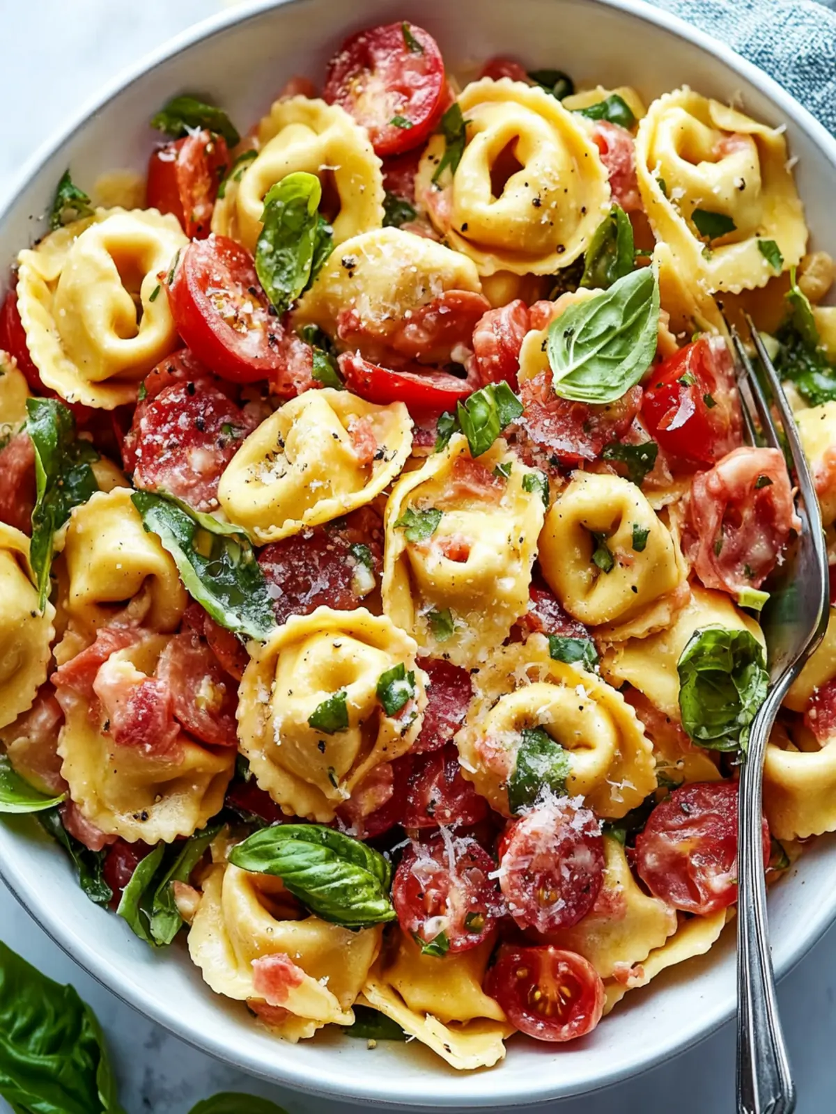 Vibrant Tuscan Tortellini Salad That Elevates Your Meal Game 3 Tuscan Tortellini Salad