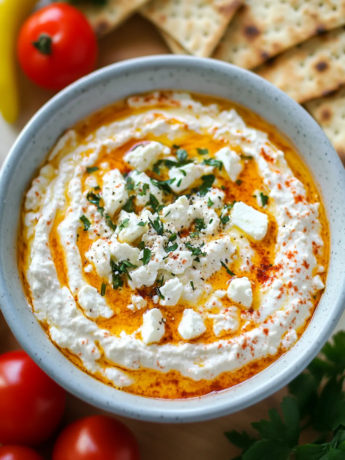 Spice Up Your Snack Time with Tirokafteri Greek Feta Dip 3 Tirokafteri (Greek Spicy Feta Dip)