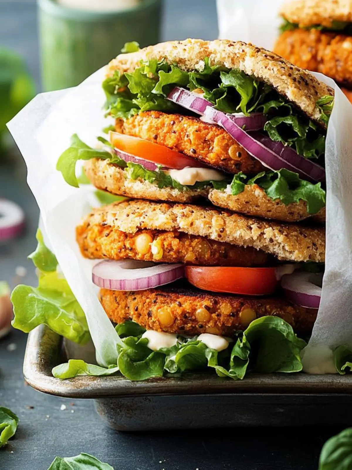 Savor Cumin-Spiced Lentil Burgers for a Healthy Twist 4 Cumin-Spiced Lentil Burgers