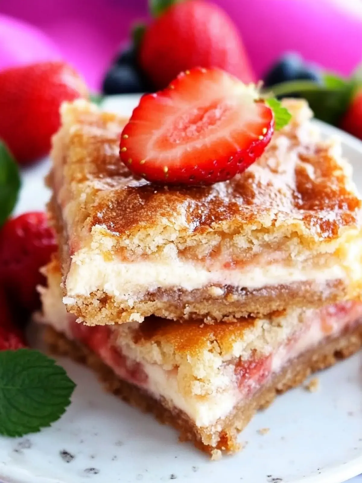 Irresistible Strawberry Sopapilla Cheesecake Bars Recipe 2 Strawberry Sopapilla Cheesecake Bars
