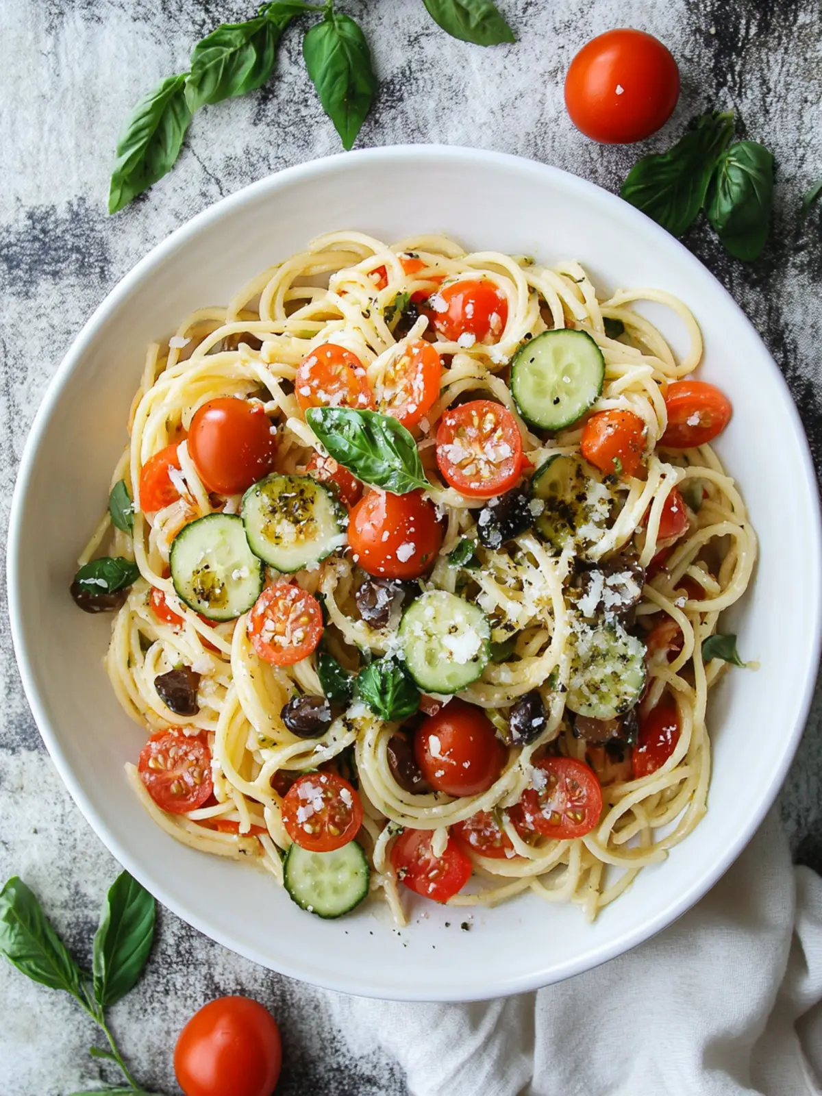 Bright & Zesty Spaghetti Salad Ready in Just 20 Minutes 4 Spaghetti Salad