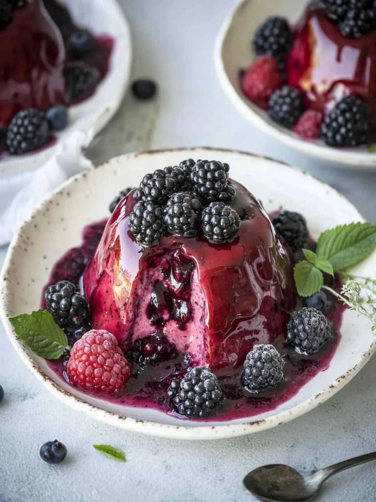 Irresistible British Berry Summer Pudding: A 3-Ingredient Treat 4 British Berry Summer Pudding