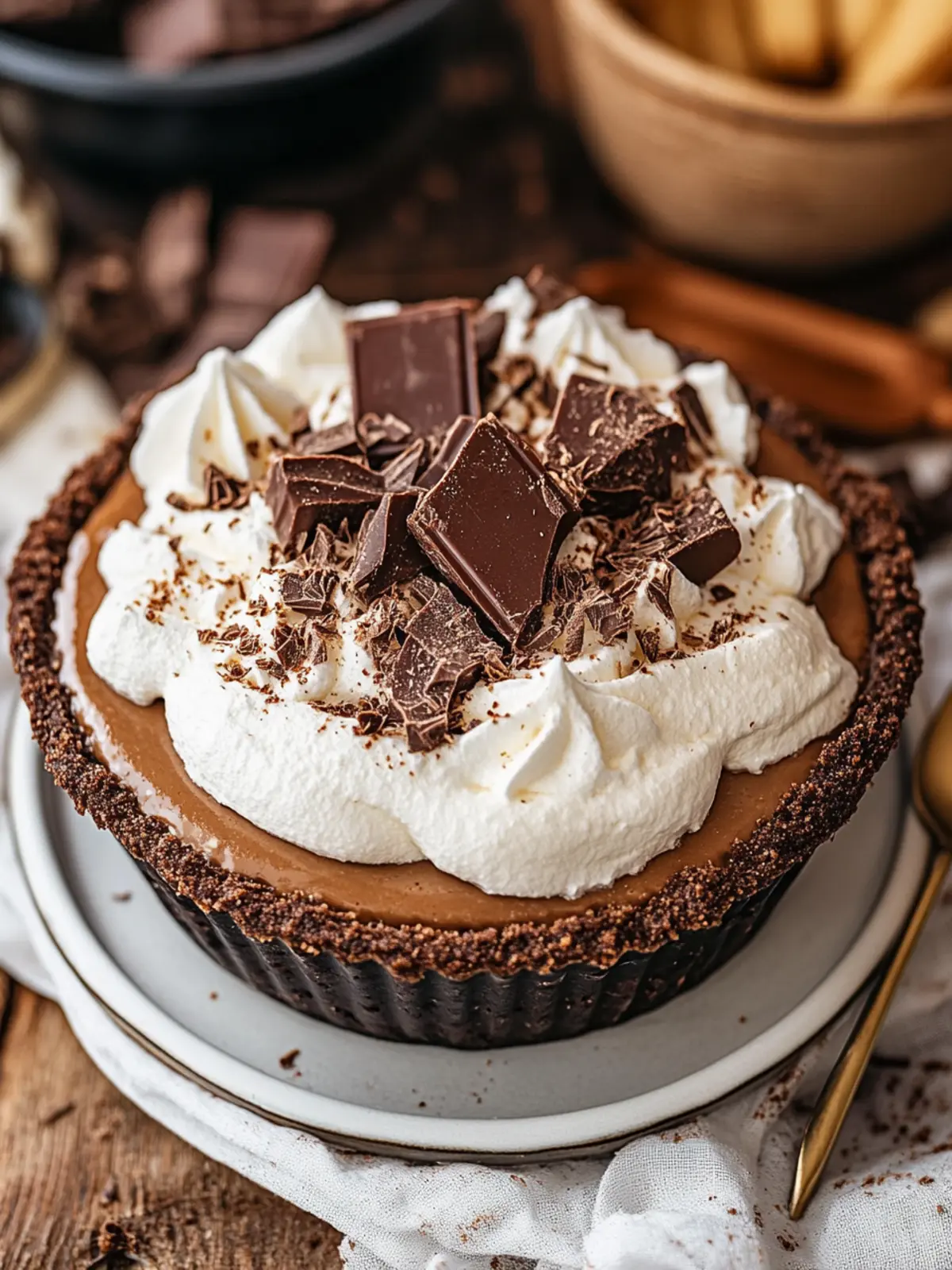 Decadent Chocolate Cream Pie with Oreo Crust You’ll Love 4 Chocolate Cream Pie