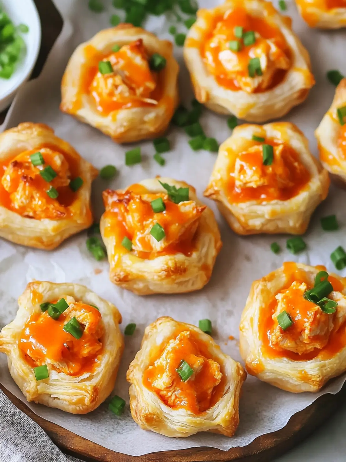 Savory Easy Buffalo Chicken Puff Pastry Bites Appetizer Magic 5 Easy Buffalo Chicken Puff Pastry Bites Appetizer