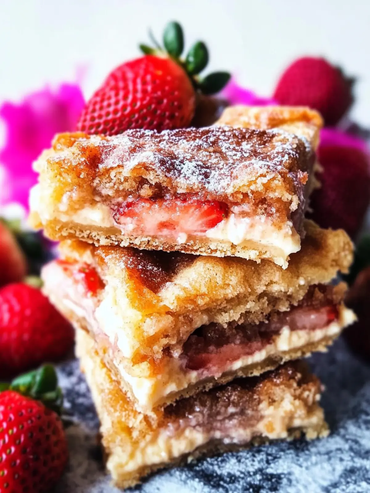 Irresistible Strawberry Sopapilla Cheesecake Bars Recipe 5 Strawberry Sopapilla Cheesecake Bars