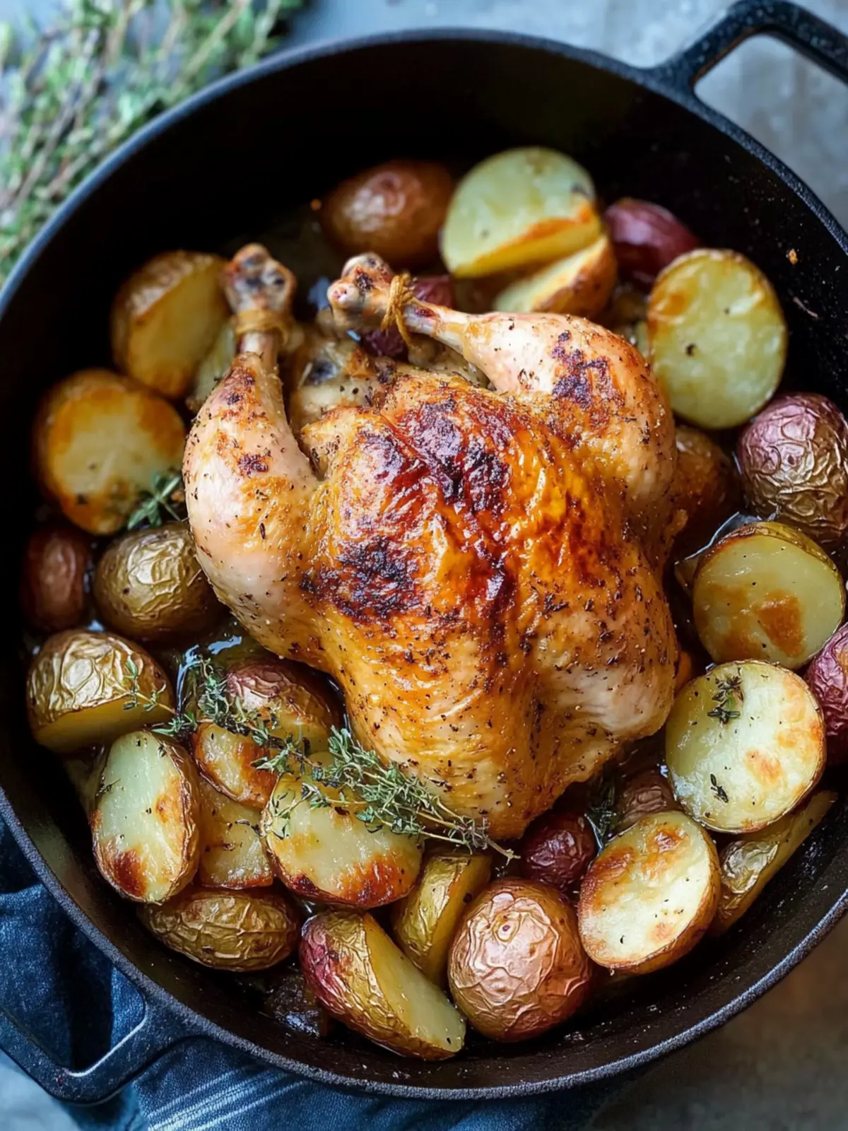 Savor Dutch Oven Chicken and Potatoes for Ultimate Comfort 3 Dutch Oven Chicken and Potatoes