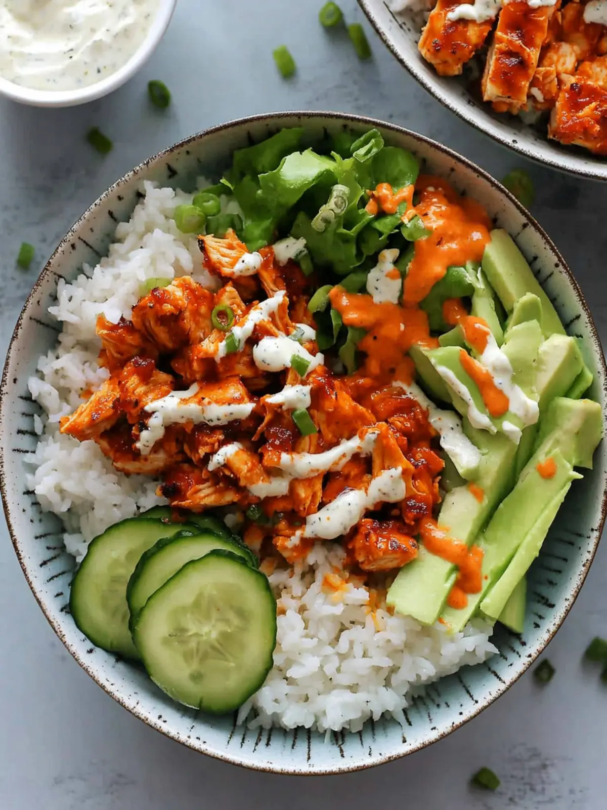Delicious Buffalo Chicken Rice Bowls Ready in 30 Minutes 3 Buffalo Chicken Rice Bowls