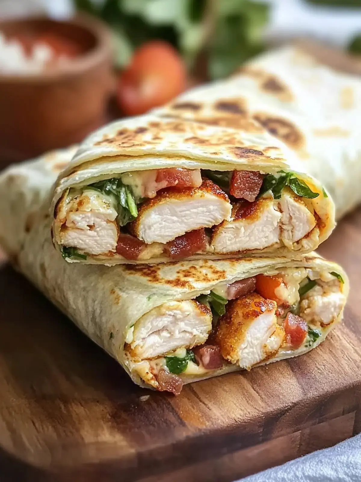 Crispy Chicken Bacon Ranch Wraps for Quick Flavor Adventures 5 Crispy Chicken Bacon Ranch Wraps