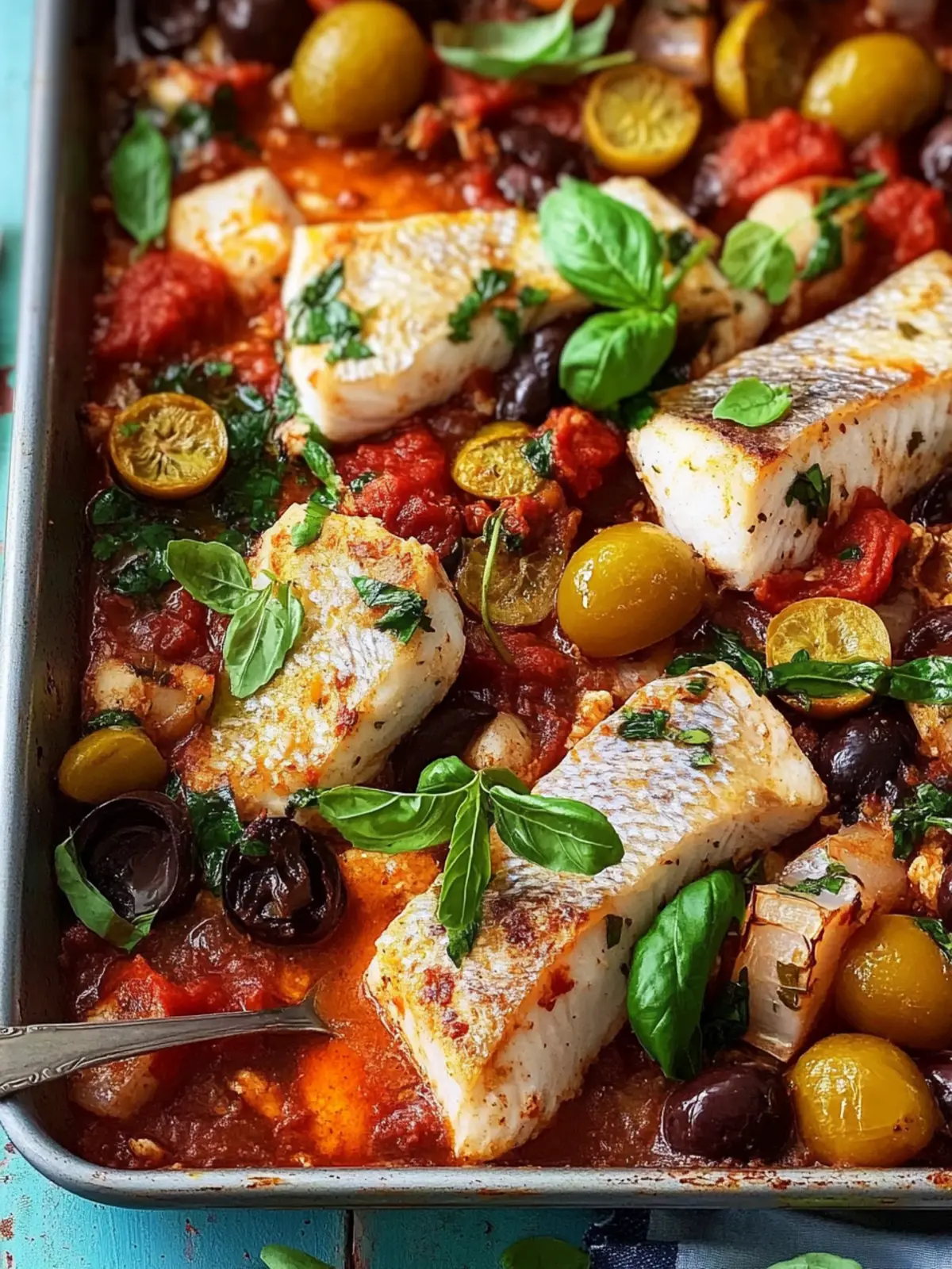 Puttanesca Fish Tray Bake for a Quick Mediterranean Feast 5 Puttanesca fish tray bake