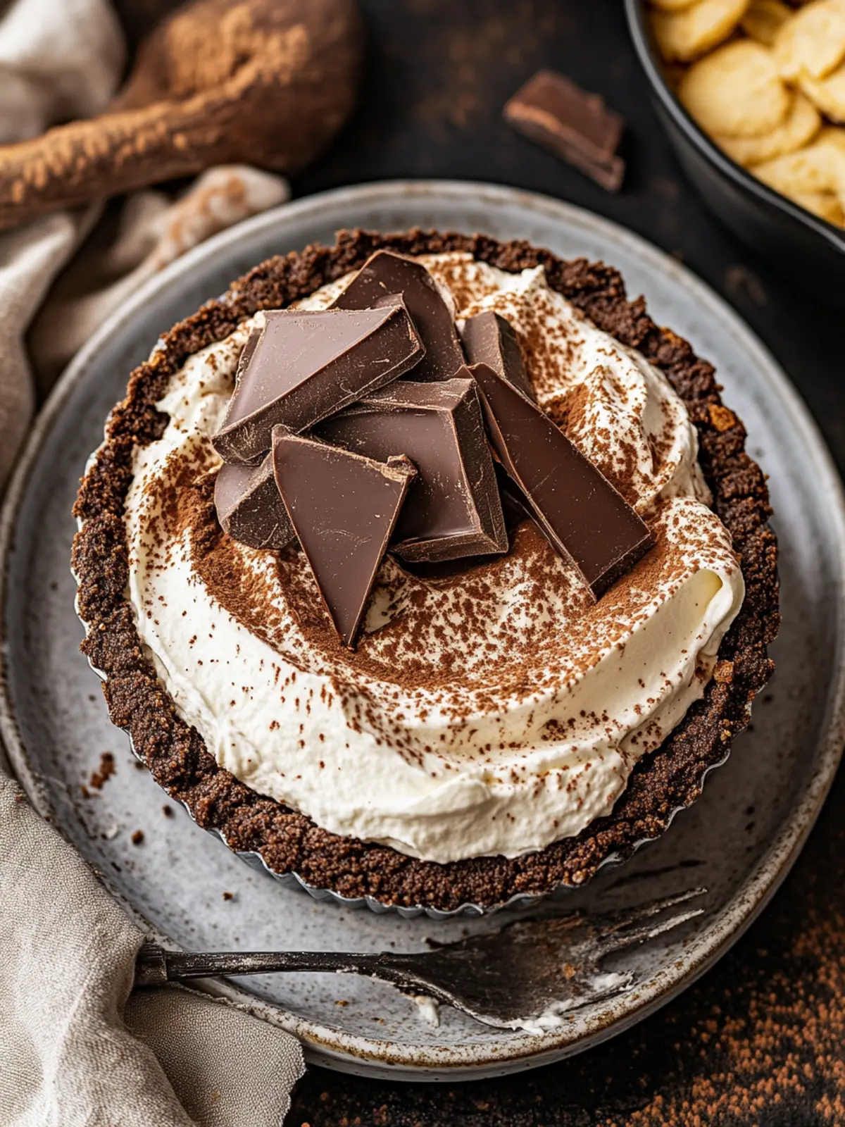 Decadent Chocolate Cream Pie with Oreo Crust You’ll Love 3 Chocolate Cream Pie
