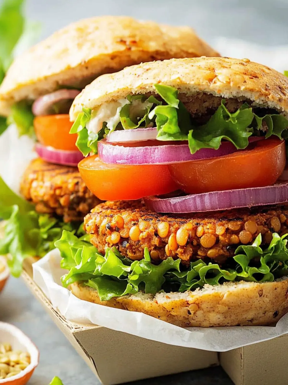 Savor Cumin-Spiced Lentil Burgers for a Healthy Twist 3 Cumin-Spiced Lentil Burgers