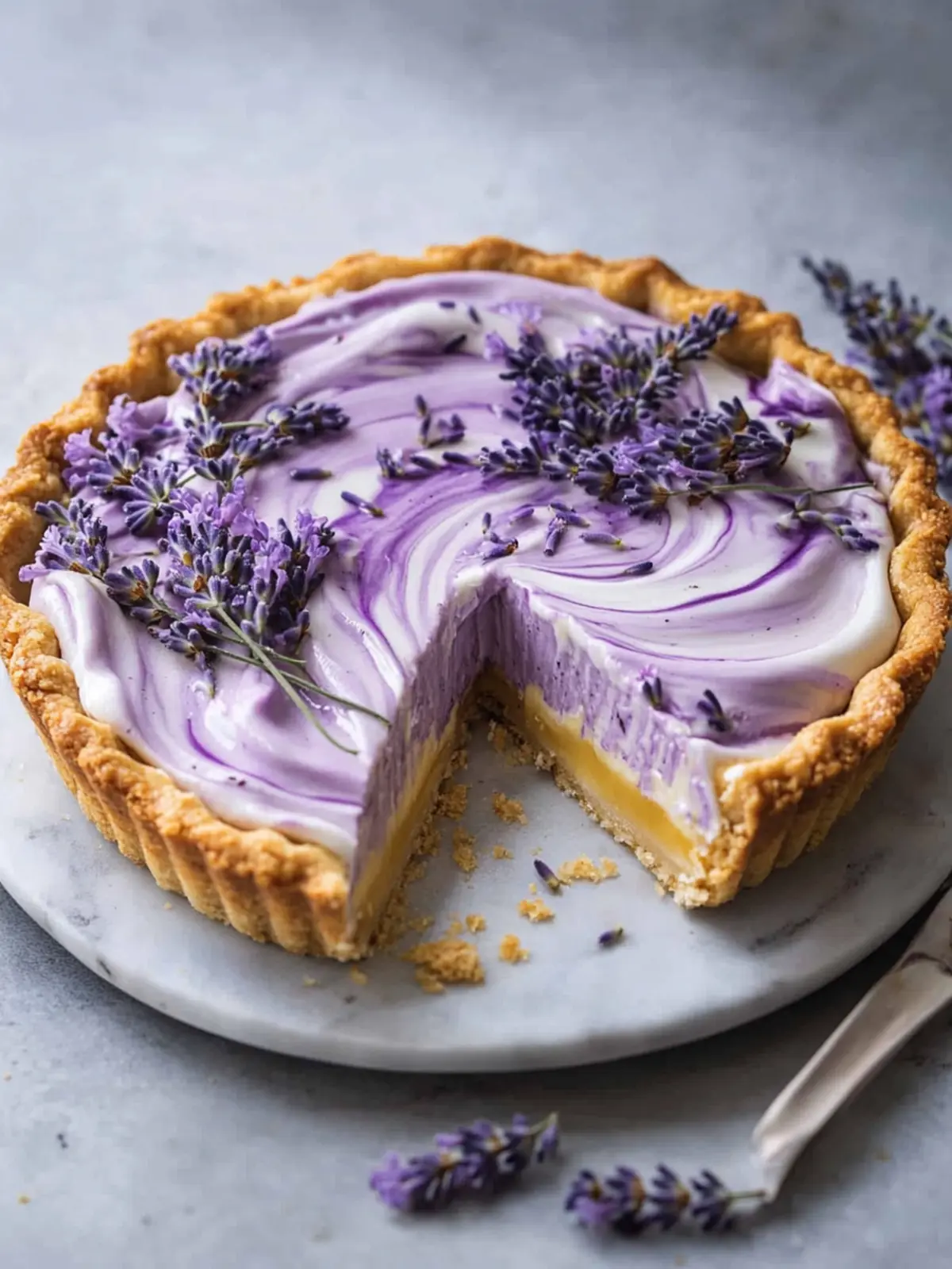 Lavender Dream Tart: Your Floral Dessert Showstopper! 3 The Lavender Dream Tart: A Floral Dessert Masterpiece