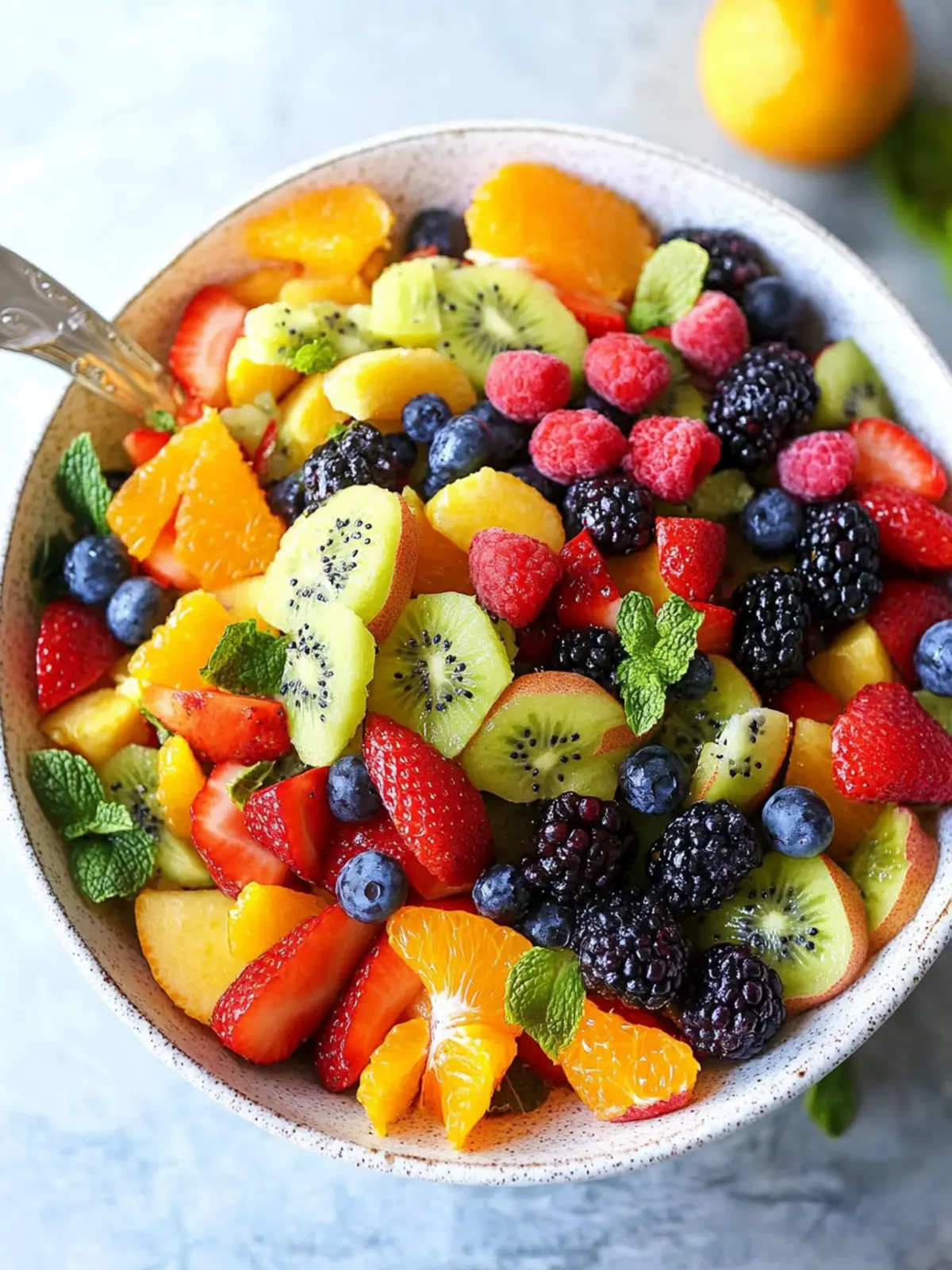 Easy Fruit Salad with Orange Poppy Seed Dressing Bliss 3 Easy Fruit Salad with Orange Poppy Seed Dressing