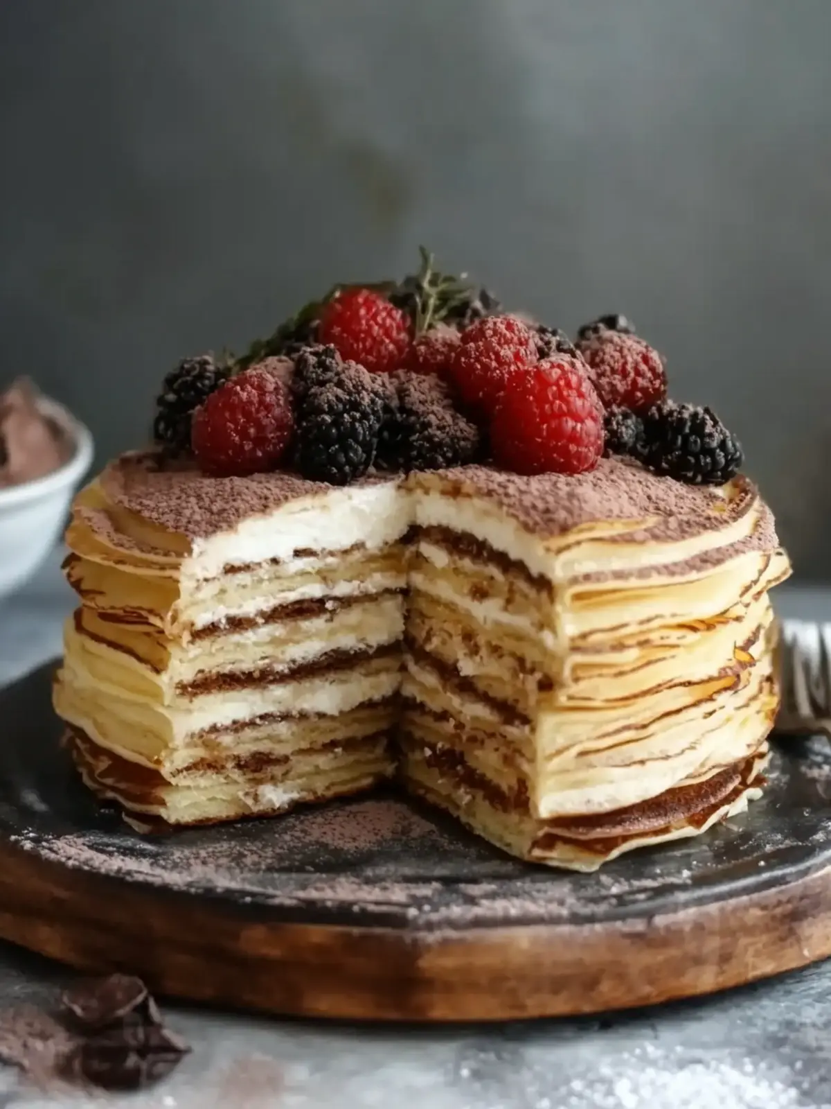Decadent Tiramisu Crepe Cake: Your New Favorite Dessert Delight 3 Tiramisu Crepe Cake
