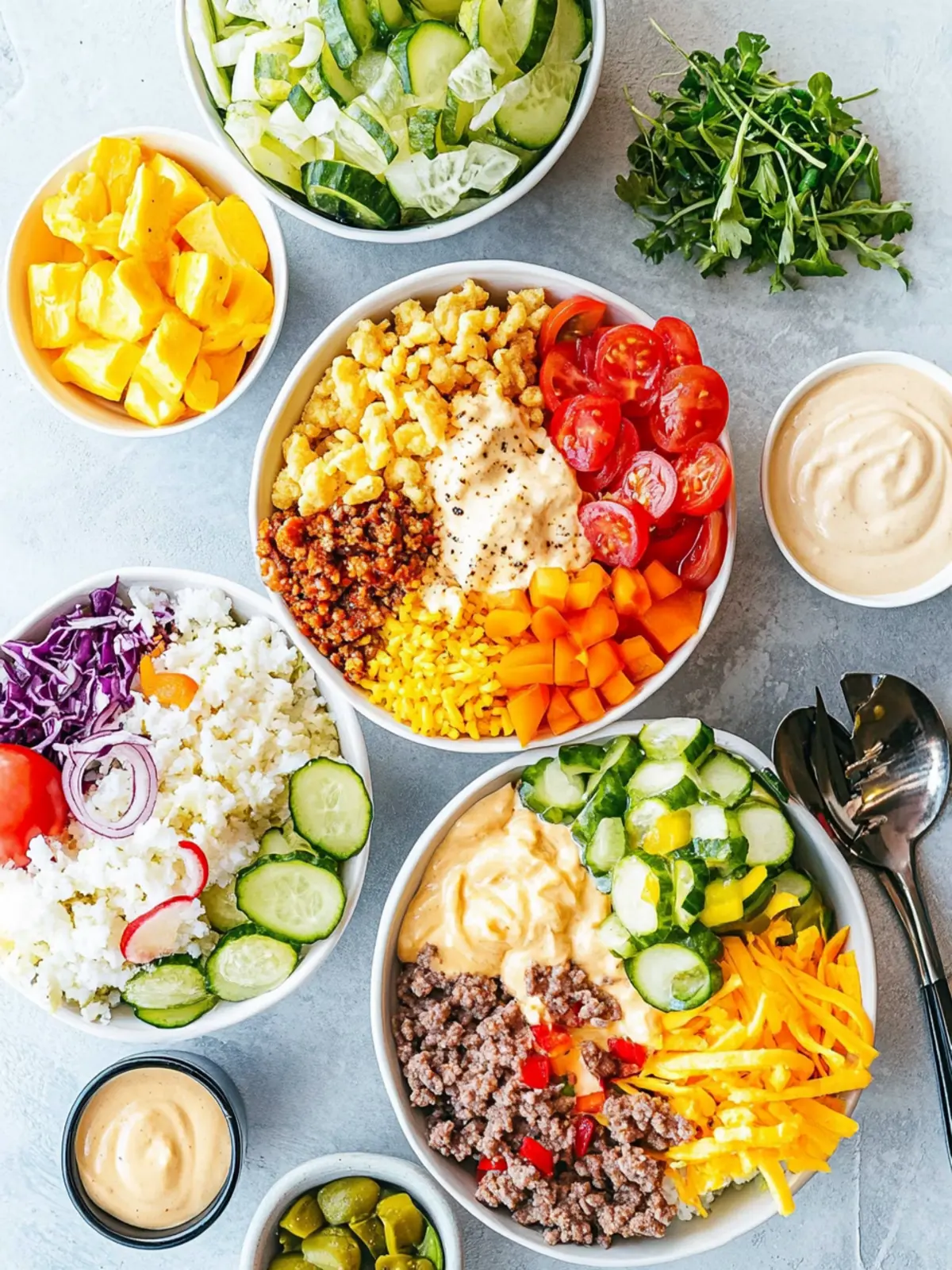 Big Mac Bowls: Your Healthier Fast Food Fix in 25 Minutes 4 Big Mac Bowls