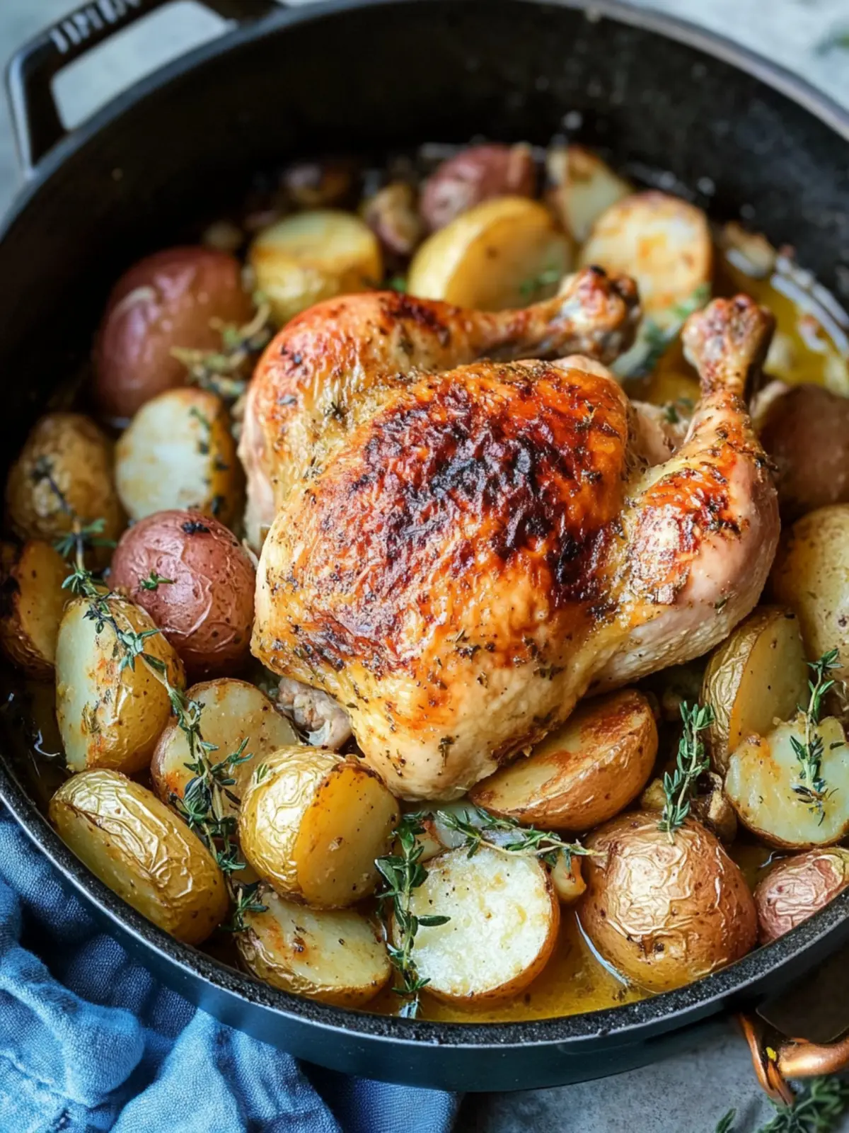 Savor Dutch Oven Chicken and Potatoes for Ultimate Comfort 4 Dutch Oven Chicken and Potatoes